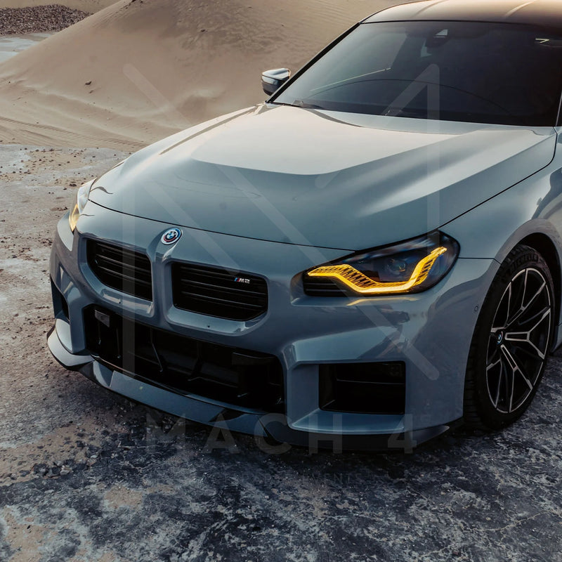 Laden Sie das Bild in Galerie -Viewer, R44/MHC Edition 1 Carbon Front Splitter / Frontlippe für BMW M2 G87
