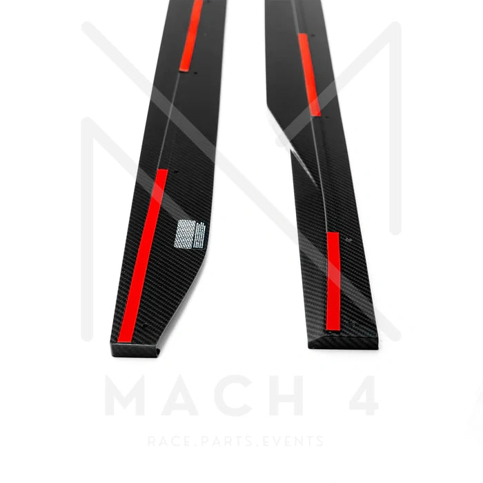 Laden Sie das Bild in Galerie -Viewer, R44/MHC Edition 1 Carbon Seitenschweller / Side Skirts für BMW M2 G87