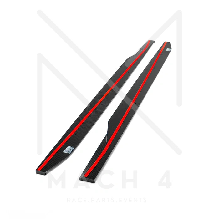 Laden Sie das Bild in Galerie -Viewer, R44/MHC Edition 1 Carbon Seitenschweller / Side Skirts für BMW M2 G87