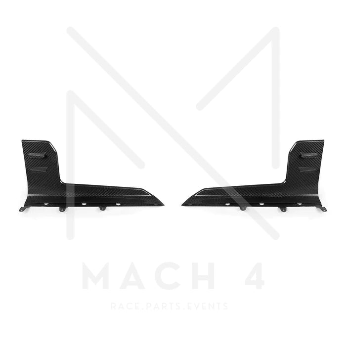 Laden Sie das Bild in Galerie -Viewer, R44/MHC Carbon Seitenschweller Aufsätze / Side Skirt Performance Style Flaps für BMW M2 G87