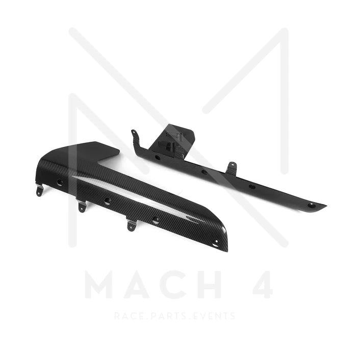 Laden Sie das Bild in Galerie -Viewer, R44/MHC Carbon Seitenschweller Aufsätze / Side Skirt Performance Style Flaps für BMW M2 G87