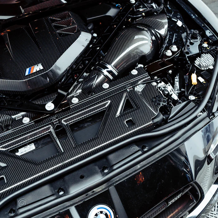 Laden Sie das Bild in Galerie -Viewer, R44/MHC+ Carbon Radiator Shroud Slam / Schlossträger für BMW M3 G80/G81 / M4 G82/G83