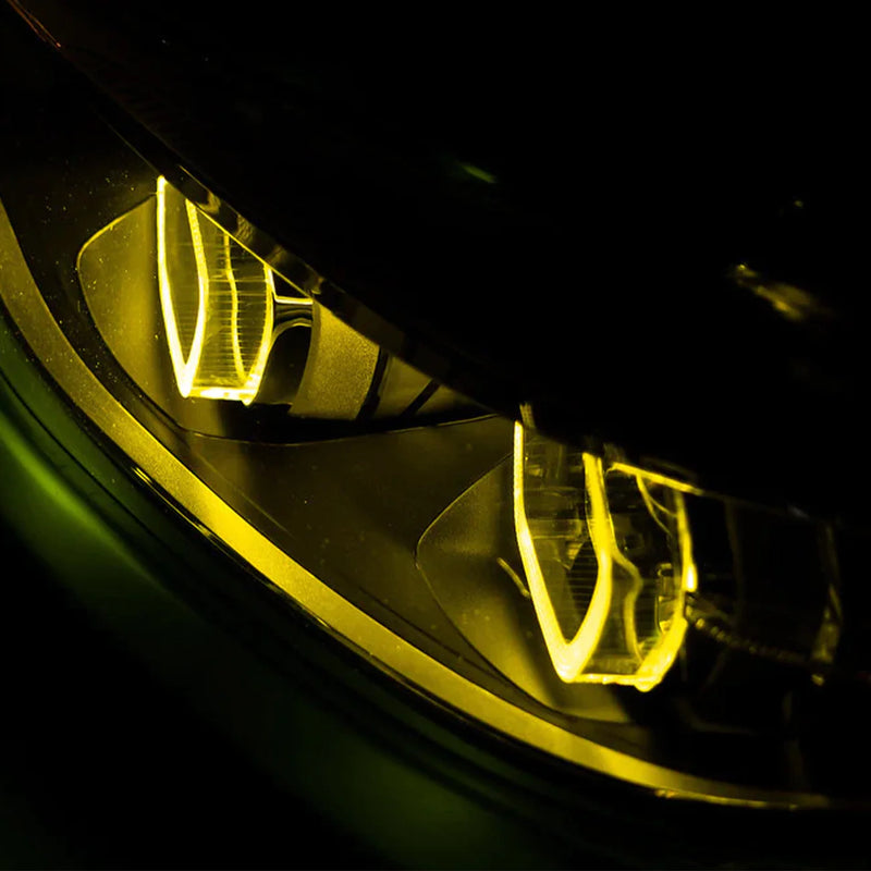Laden Sie das Bild in Galerie -Viewer, Mach 4 Tagfahrlichter Chips/Platinen DRL yellow light / gelb / Motorsport für BMW M2 Competition / M2 CS F87