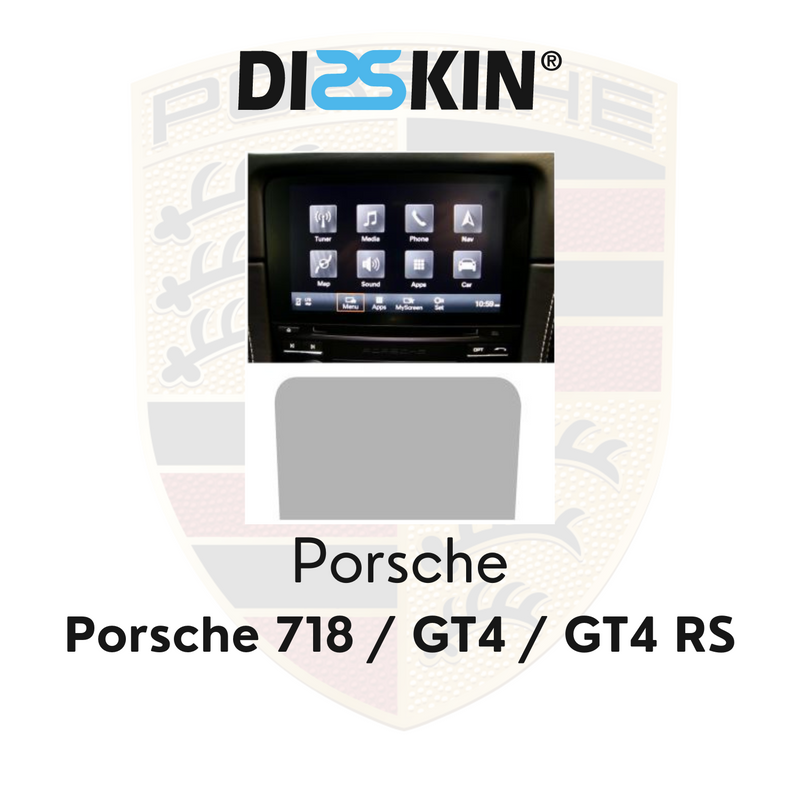 Laden Sie das Bild in Galerie -Viewer, Disskin Displayschutzfolie Porsche Navi 718 für Porsche 718 / 718 GT4 / 718 GT4 RS (alle Modelle)