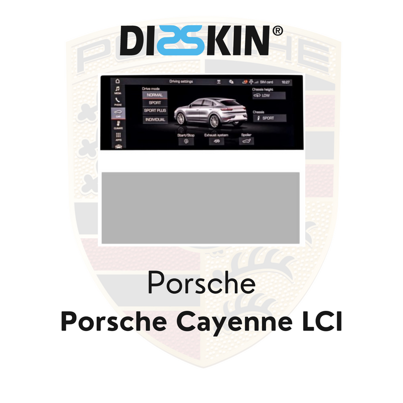 Laden Sie das Bild in Galerie -Viewer, Disskin Displayschutzfolie Porsche Navi für Porsche Cayenne LCI (bis 2023)