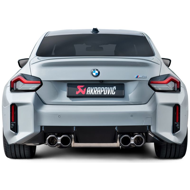 Laden Sie das Bild in Galerie -Viewer, Akrapovic Slip-On Titan Endschalldämpfer Abgasanlage für BMW M2 G87 mit ECE-Zulassung - S-BM/T/34H
