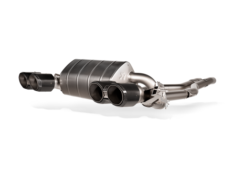 Laden Sie das Bild in Galerie -Viewer, Akrapovic Slip-On Titan Endschalldämpfer Abgasanlage für BMW M2 G87 mit ECE-Zulassung - S-BM/T/34H