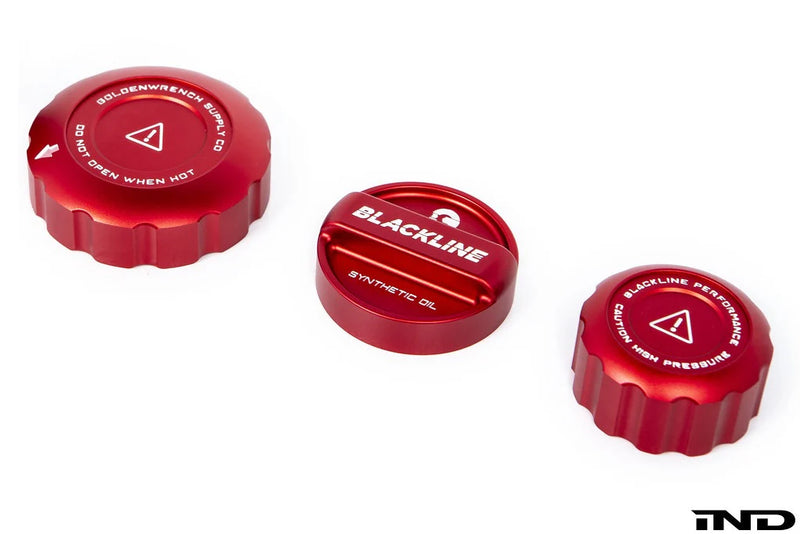 Laden Sie das Bild in Galerie -Viewer, (2. Wahl) Goldenwrench Blackline Performance Engine Cap Cover Set red für BMW M2 G87 / M3 G80/G81 / M4 G82/G83 S58 Motor