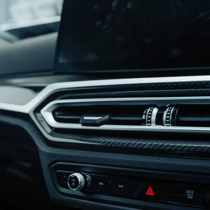 Laden Sie das Bild in Galerie -Viewer, SHFT Carbon glanz Air Vent Trim / Klima Interieur Abdeckung Lüftung für BMW M3 G80/G81 / M4 G82/G83