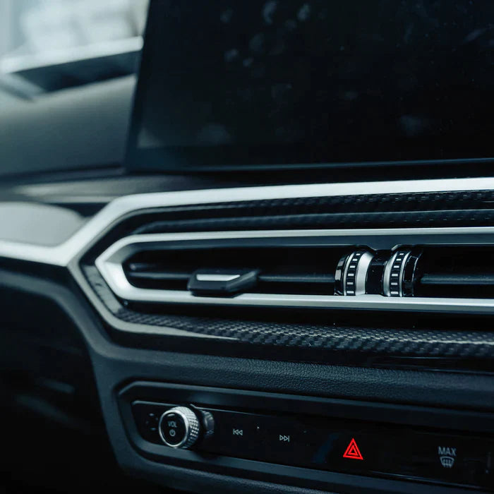 Laden Sie das Bild in Galerie -Viewer, SHFT Carbon glanz Air Vent Trim / Klima Interieur Abdeckung Lüftung für BMW M2 G87
