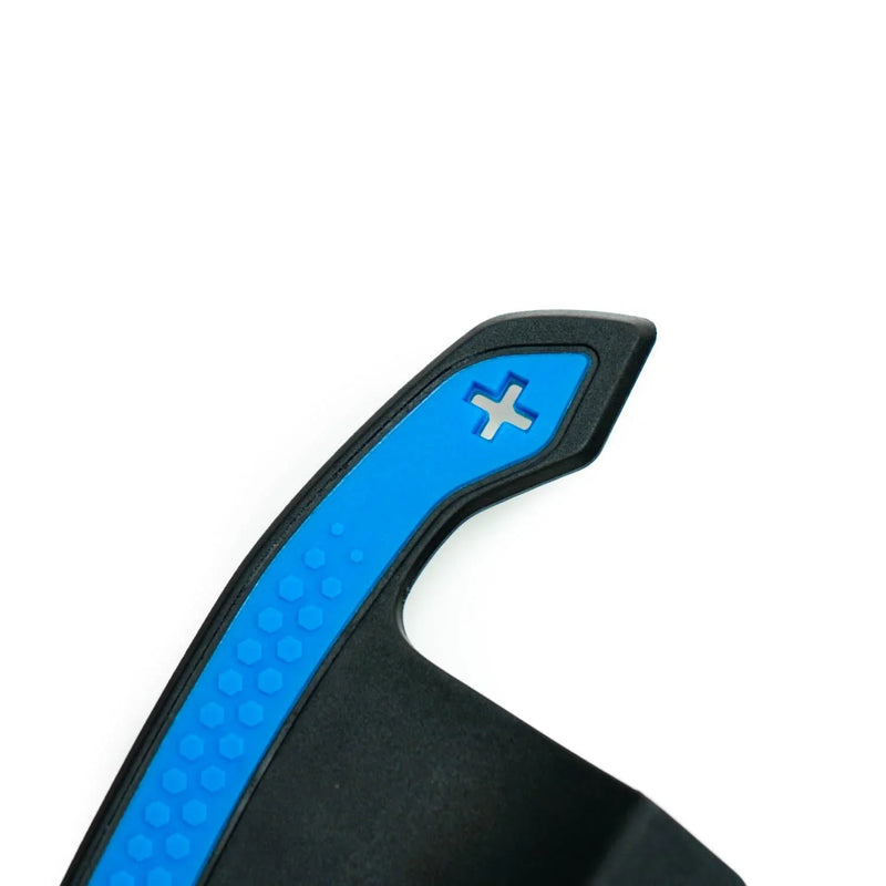 Laden Sie das Bild in Galerie -Viewer, R44/SHFT Carbon glanz Shifters/Schaltwippen mit rot oder blau für BMW M2 G87