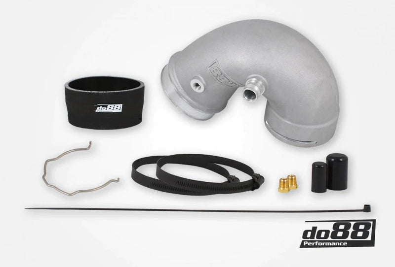 Laden Sie das Bild in Galerie -Viewer, do88 Aluminium Boostpipe / J-Pipe Ladeluftkühler-Drosselklappe für BMW M3 F80 / M4 F82/F83 S55 Motor - TR-250-S