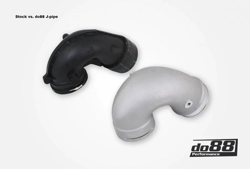 Laden Sie das Bild in Galerie -Viewer, do88 Aluminium Boostpipe / J-Pipe Ladeluftkühler-Drosselklappe für BMW M3 F80 / M4 F82/F83 S55 Motor - TR-250-S