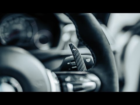 Laden und spielen Sie Video in Galerie -Viewer, JQ Werks MADTRACE® BMW F Series Clubsport Magnetic Paddle Shifters / Magnet Schaltwippen für BMW M2 F87 / M2 Competition F87 / M2 CS F87