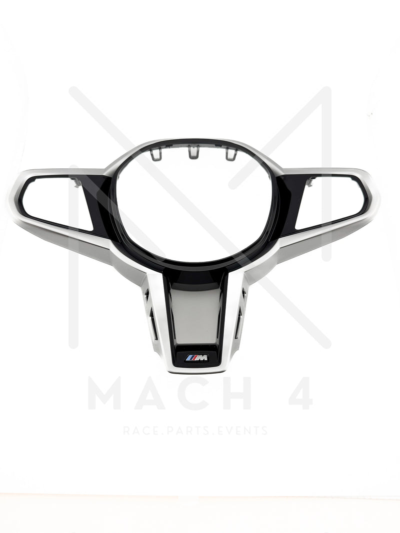 Laden Sie das Bild in Galerie -Viewer, BMW Original LCI Lenkrad abgeflacht Alcantara / Glattleder / LCI Steering Wheel flat bottom alcantara / nappa leder für BMW M3 G80/G81 / M4 G82/G83