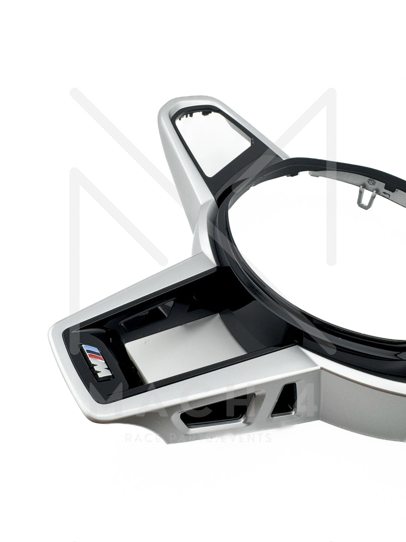 Laden Sie das Bild in Galerie -Viewer, BMW Original LCI Lenkrad abgeflacht Alcantara / Glattleder / LCI Steering Wheel flat bottom alcantara / nappa leder für BMW M3 G80/G81 / M4 G82/G83