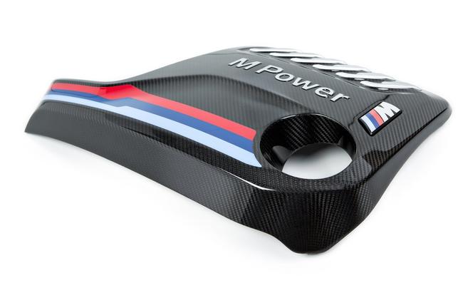 Laden Sie das Bild in Galerie -Viewer, BMW M Performance Motorabdeckung Carbon für S55 Motoren - 11122413815