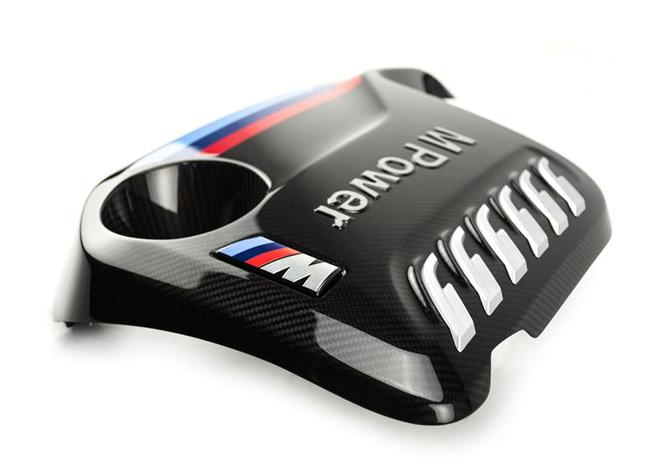 Laden Sie das Bild in Galerie -Viewer, BMW M Performance Motorabdeckung Carbon für S55 Motoren - 11122413815