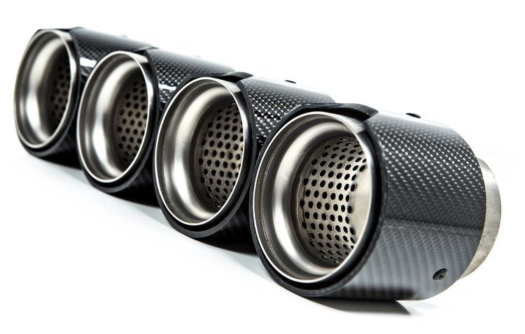 Laden Sie das Bild in Galerie -Viewer, BMW M Performance Carbon Endrohrblende für M2/M3/M4 S55 - 18302468411