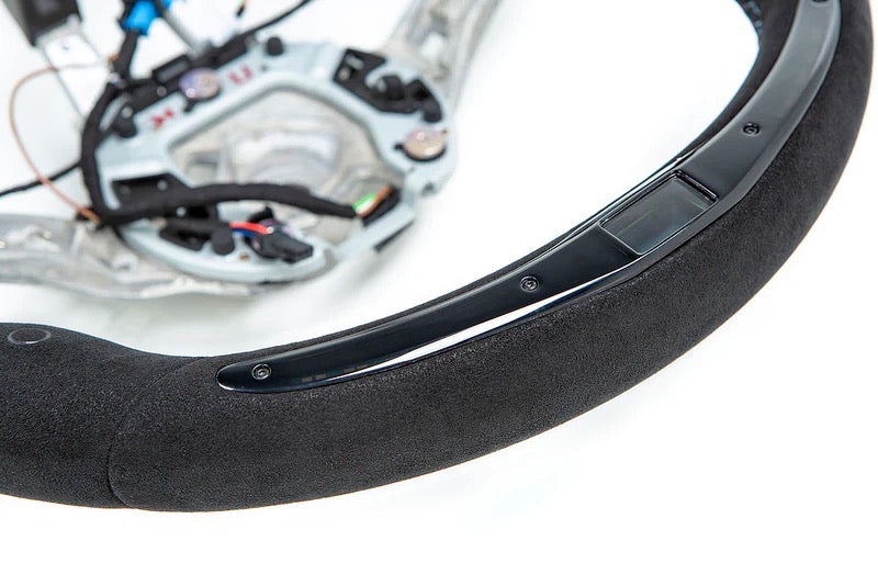 Laden Sie das Bild in Galerie -Viewer, BMW M Performance Alcantara Lenkrad mit Racedisplay für BMW M3/M4 F80/F82/F83 - 32302344148