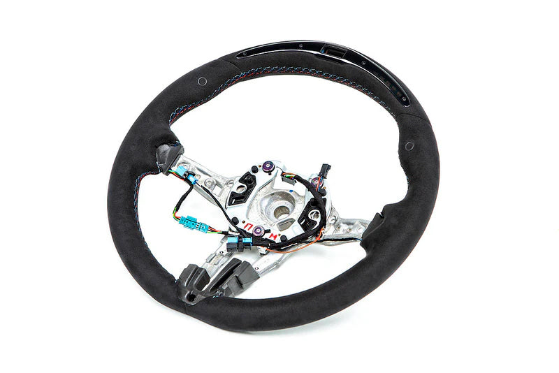 Laden Sie das Bild in Galerie -Viewer, BMW M Performance Alcantara Lenkrad mit Racedisplay für BMW M3/M4 F80/F82/F83 - 32302344148