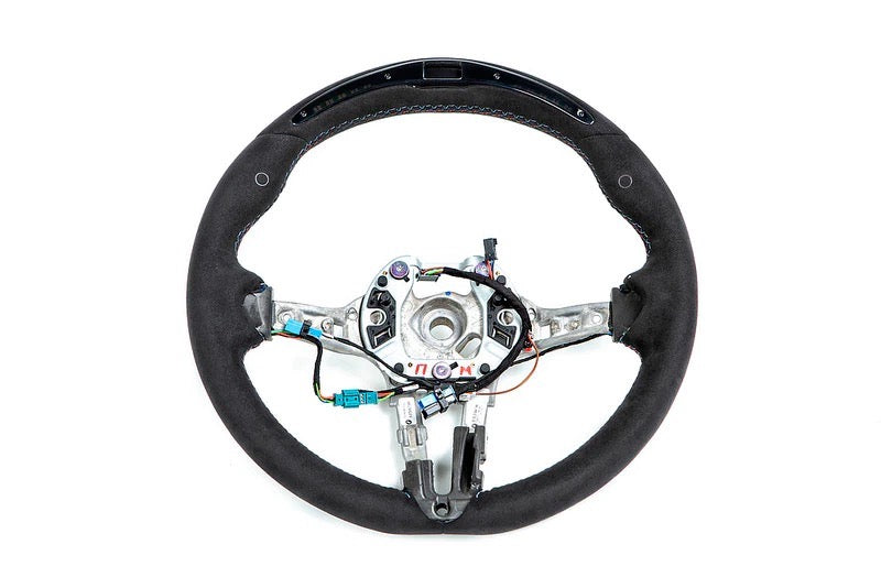 Laden Sie das Bild in Galerie -Viewer, BMW M Performance Alcantara Lenkrad mit Racedisplay für BMW M3/M4 F80/F82/F83 - 32302344148