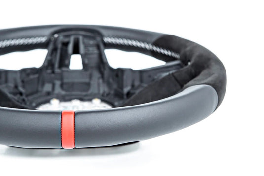 BMW M Performance Lenkrad Alcantara/Leder mit roter 12-Uhr Markierung für BMW G-Serie - 32302462906