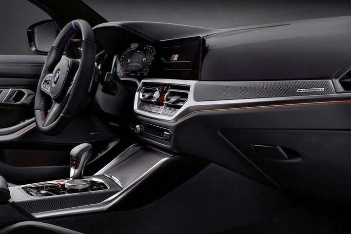 Laden Sie das Bild in Galerie -Viewer, BMW M Performance Lenkrad Abdeckung Alcanatara/Carbon für BMW G-Serie - 32302463594