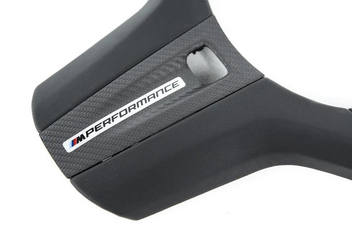 Laden Sie das Bild in Galerie -Viewer, BMW M Performance Lenkrad Abdeckung Leder/Carbon für BMW G-Serie - 32302463595