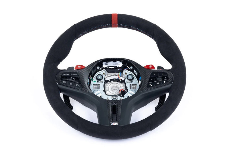 Laden Sie das Bild in Galerie -Viewer, BMW M4 CSL Alcantara Lenkrad Kranz - BMW M2 G87 / M3 G80/G81 / M4 G82/G83 G8x - 32307874035