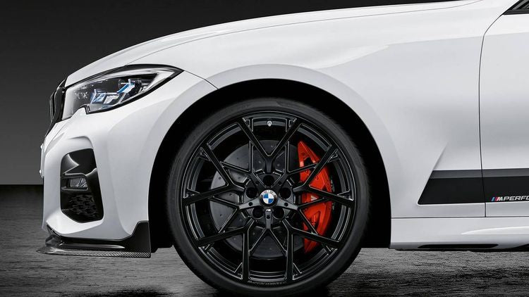 Laden Sie das Bild in Galerie -Viewer, BMW M Performance Nachrüstsatz Sportbremse 18" rot für BMW i4 G26 - 34112450161