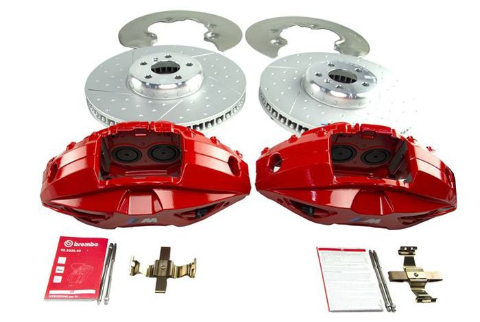 Laden Sie das Bild in Galerie -Viewer, BMW M Performance Nachrüstsatz Sportbremse 18" rot für BMW 3er G20/G21 / 4er G22/G23 - 34112450161