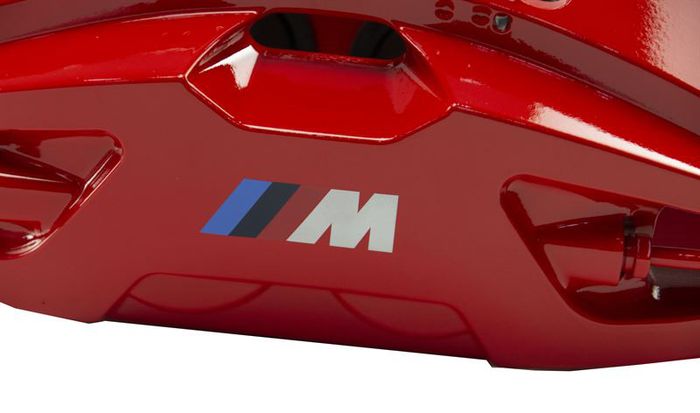 Laden Sie das Bild in Galerie -Viewer, BMW M Performance Nachrüstsatz Sportbremse 18" rot für BMW i4 G26 - 34112450161