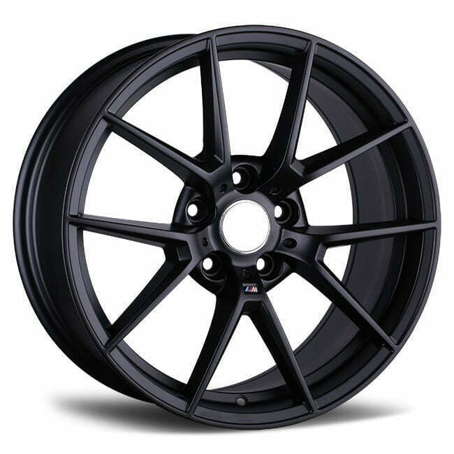 Laden Sie das Bild in Galerie -Viewer, BMW Alufelge M Performance Y-Speiche 763 jet black - 36108089344/36108089345