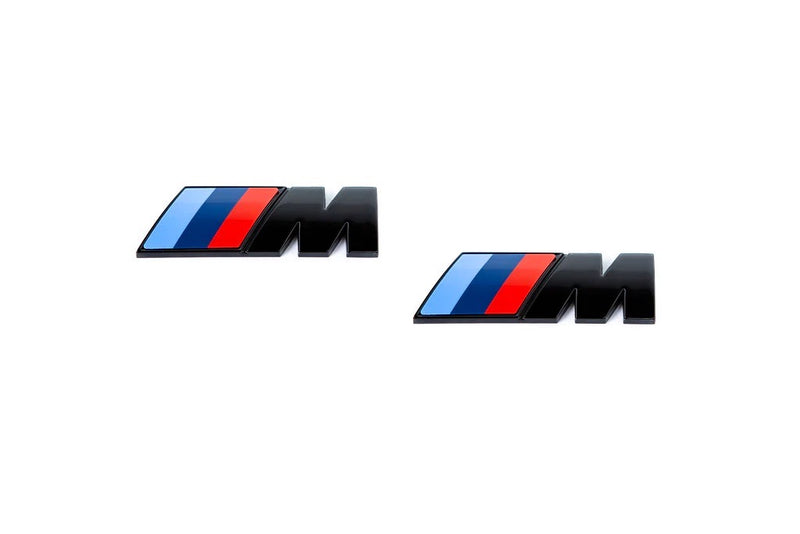 Laden Sie das Bild in Galerie -Viewer, BMW M Performance M Logo schwarz glanz Set für BMW 2er M240i G42 / i4 G26 / 4er G22/G23 - 51145A4B373