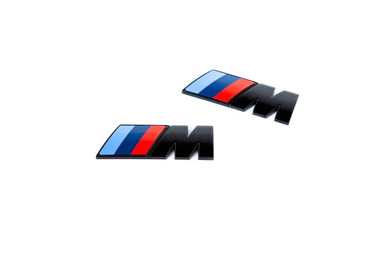 Laden Sie das Bild in Galerie -Viewer, BMW M Performance M Logo schwarz glanz Set für BMW 2er M240i G42 / i4 G26 / 4er G22/G23 - 51145A4B373