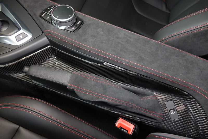Laden Sie das Bild in Galerie -Viewer, BMW M M2 CS Mittelkonsole Carbon/Alcanatra Set - 51168079011