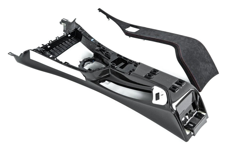 Laden Sie das Bild in Galerie -Viewer, BMW M M2 CS Mittelkonsole Carbon/Alcanatra Set - 51168079011