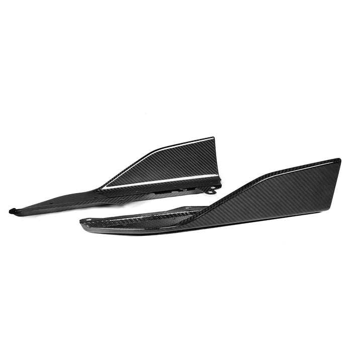 Laden Sie das Bild in Galerie -Viewer, BMW M Performance Carbon Schwelleraufsatz / Seitenschweller Set für BMW 2er M240i G42 - 51195A270F2/51195A270F3