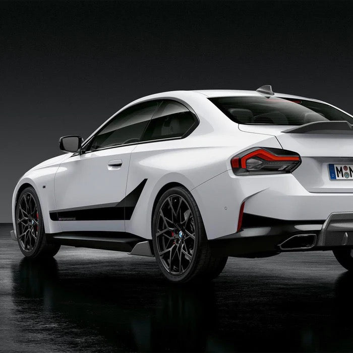 Laden Sie das Bild in Galerie -Viewer, BMW M Performance Carbon Schwelleraufsatz / Seitenschweller Set für BMW 2er M240i G42 - 51195A270F2/51195A270F3