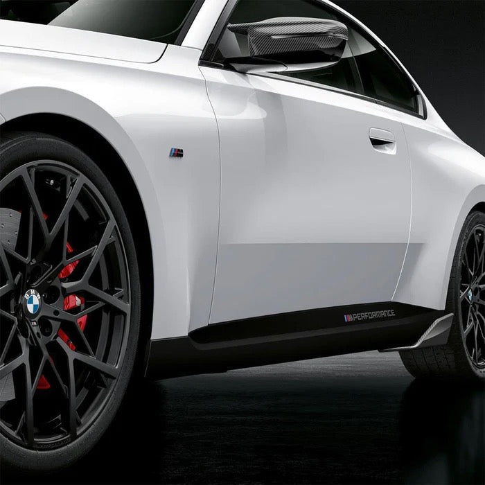 Laden Sie das Bild in Galerie -Viewer, BMW M Performance Carbon Schwelleraufsatz / Seitenschweller Set für BMW 2er M240i G42 - 51195A270F2/51195A270F3