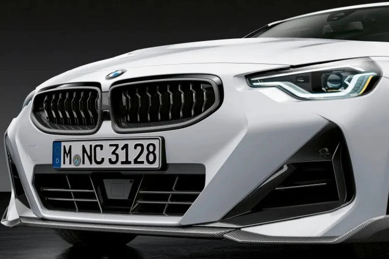Laden Sie das Bild in Galerie -Viewer, BMW M Performance Carbon Frontaufsatz / Frontlippe Set für BMW 2er M240i G42 - 51195A34859