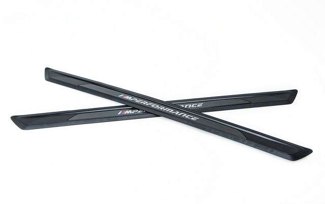 Laden Sie das Bild in Galerie -Viewer, BMW M Performance Blende Einstieg / Einstiegsleisten für BMW 1er F21 / BMW 2er F22/F23 / BMW M2 N55 F87 / BMW M2 Competition / BMW M2 CS - 51472457829