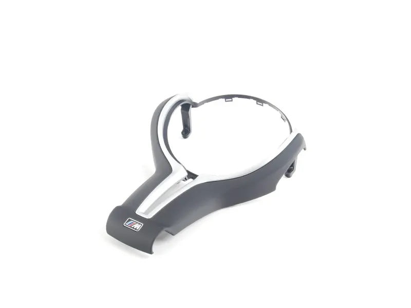 Laden Sie das Bild in Galerie -Viewer, BMW Dekorblende Leder/silber Lenkrad M Sportlederlenkrad für F-Serie und M-Modelle - 32307846029