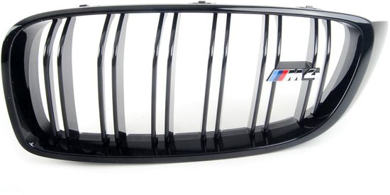 Laden Sie das Bild in Galerie -Viewer, BMW M Performance Frontziergitter/Nieren schwarz glanz für BMW M4 F82/F83 - 51712352811/51712352812