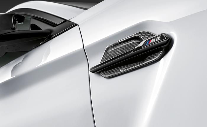 Laden Sie das Bild in Galerie -Viewer, BMW M Performance Ziergitter Kotflügel Carbon BMW M2 N55 F87 / BMW M2 Competition F87 / BMW M2 CS - 51712453942/51712453943