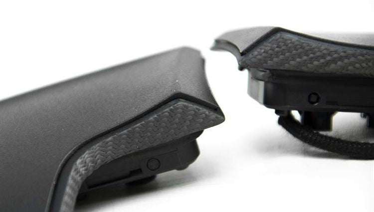 Laden Sie das Bild in Galerie -Viewer, BMW M Performance Carbon Schaltwippen / Schaltpaddles Carbon mit rot +/- für BMW G-Serie - 61312463597
