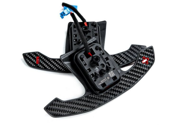 Laden Sie das Bild in Galerie -Viewer, BMW M Carbon Schaltwippen rot / Carbon Schaltpaddles Carbon/rot für BMW F- & G-Serie - 61319501592