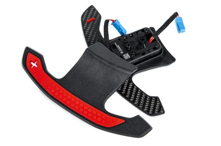 Laden Sie das Bild in Galerie -Viewer, BMW M Carbon Schaltwippen rot / Carbon Schaltpaddles Carbon/rot für BMW F- & G-Serie - 61319501592