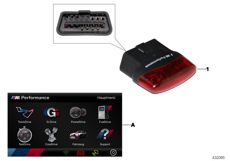 Laden Sie das Bild in Galerie -Viewer, BMW M Performance Drive Analyser iOS & Android - 61432450841